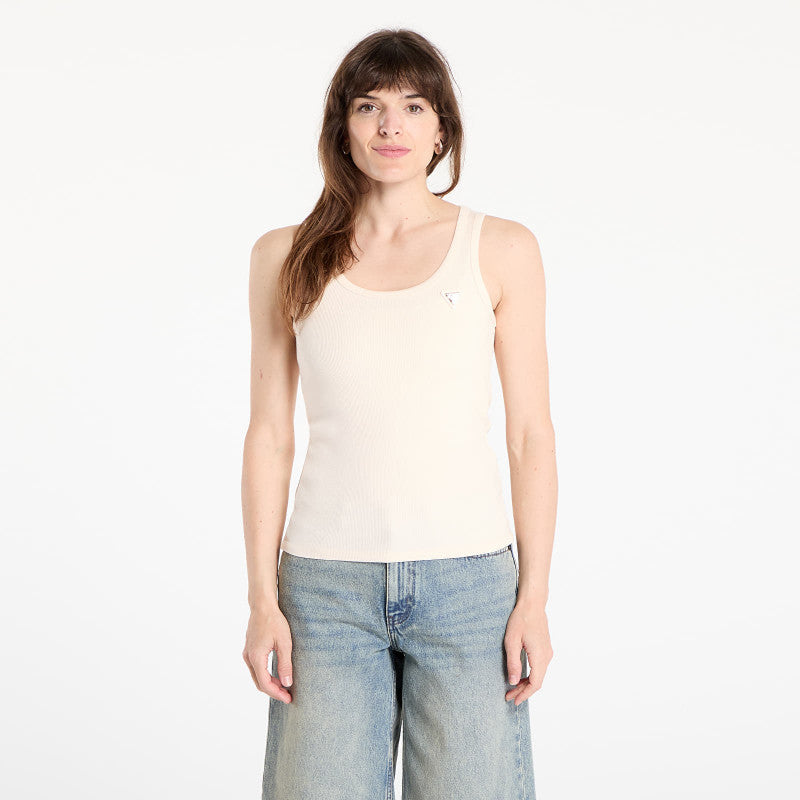 Guess Colette Rib Tank Beige