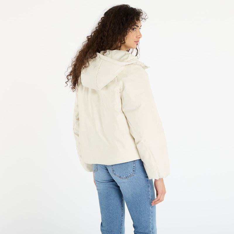 GUESS 4G Boxy Puffer Jacket Cream