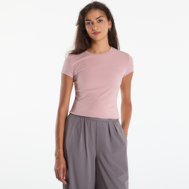 GUESS Lotus Slim Ss T-Shirt French Mauve