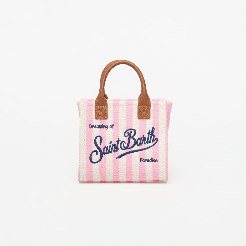 MC2 Saint Barth Vanity Bag Mini Bag HB Stripes Leather