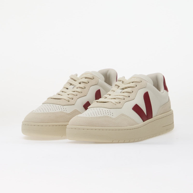 Veja V-90 O.T. White/ Marsala/ Natural