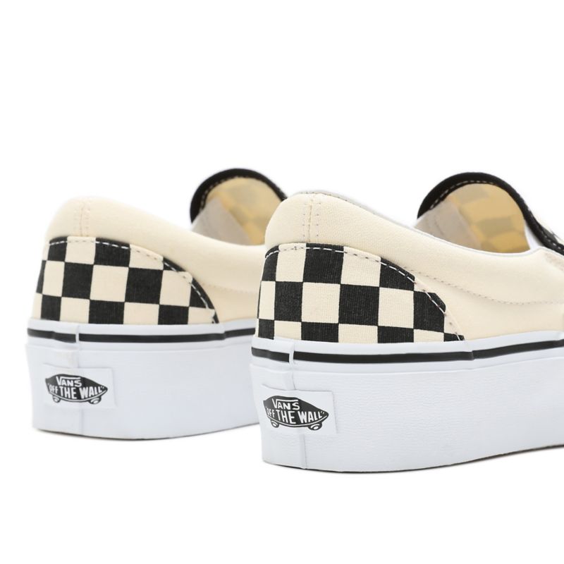 Vans UA Classic Slip-On Platform Checkerboard
