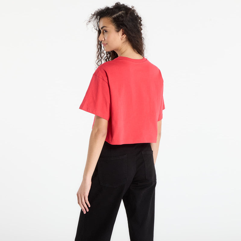 Vans Wmns Salton Relax Crop SS T-Shirt Crimson Haze