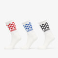 Vans Classic Check Crew 3-Pack White