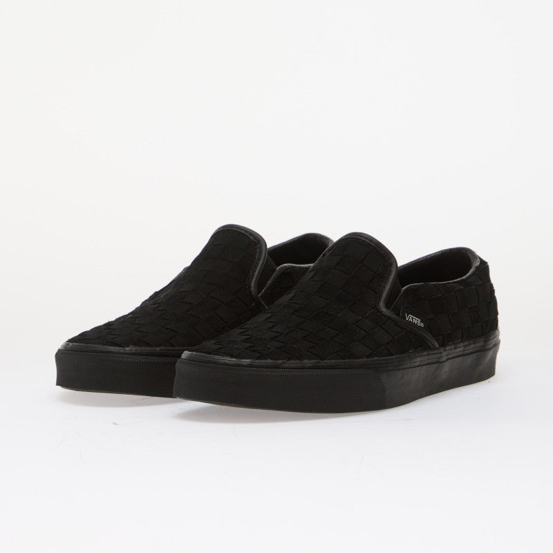Vans Classic Slip-On Woven Suede Black/ Black