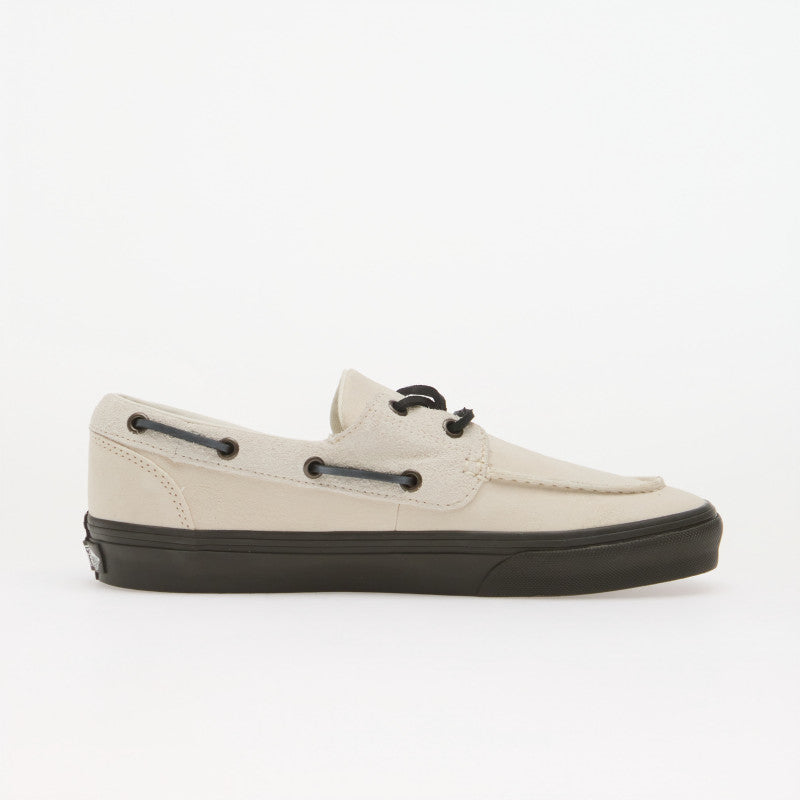 Vans 2-Eyelet Boat Shoe Hairy Suede White