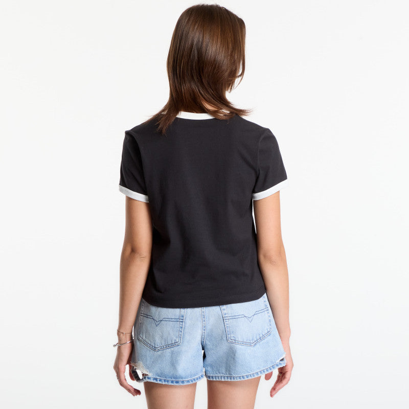 Vans Places I Wish To Go Ringer SS Tee Black