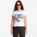 AllSaints Reflect Stevie Tee Optic White
