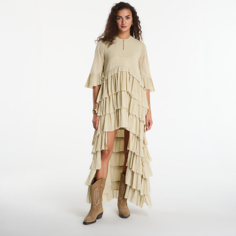 Sukienka AllSaints Cavarly Ssmaxi Dress Haze Green