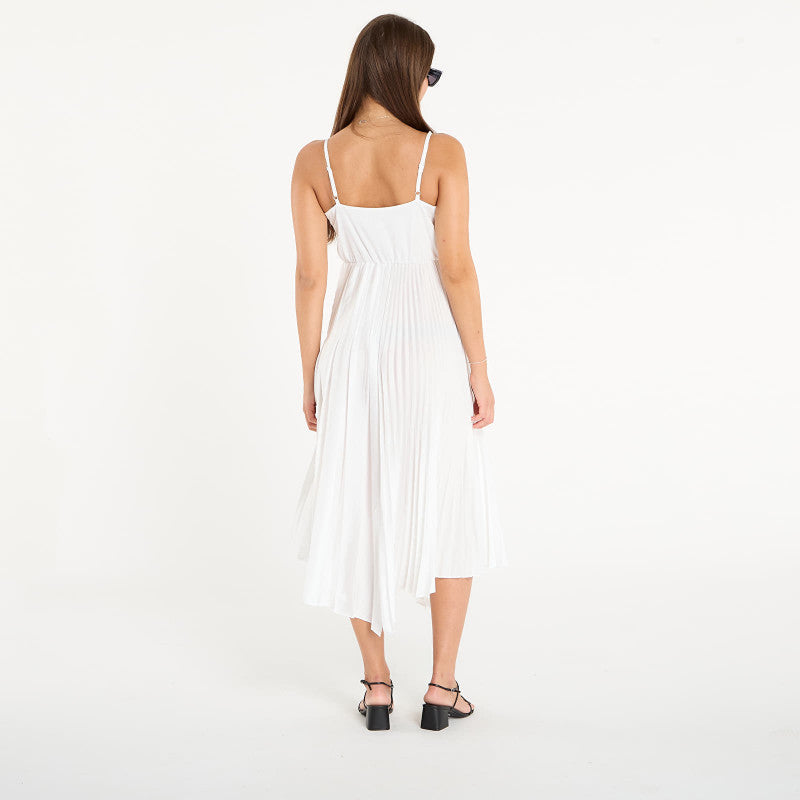 Sukienka AllSaints Jax Tee Dress Chalk White