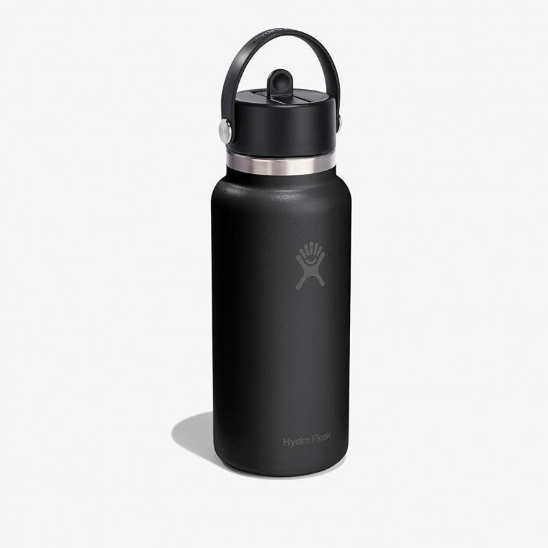 Hydro Flask 946ml Wide Flex Straw Cap Black