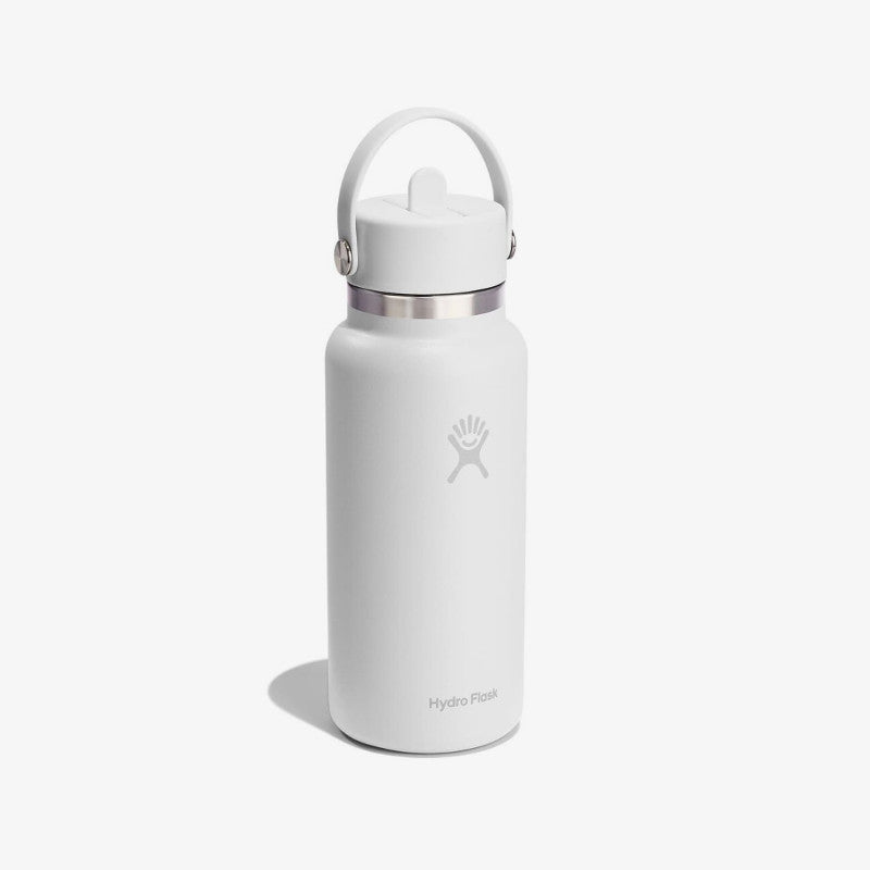 Hydro Flask 946 ml Wide Flex Straw Cap White