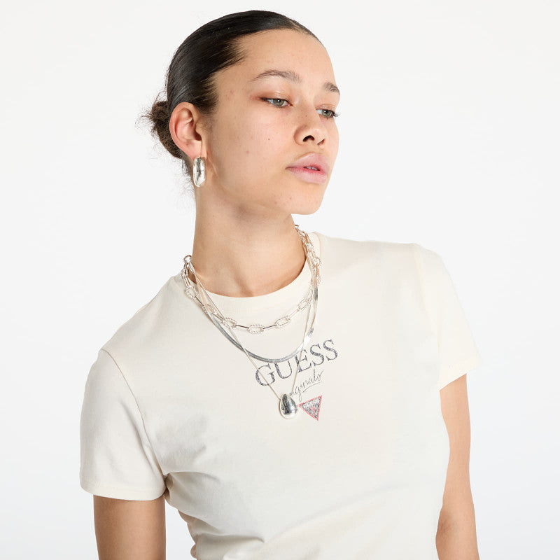 Guess Originals Vintage Baker Baby Tee Sandy Shore Multi