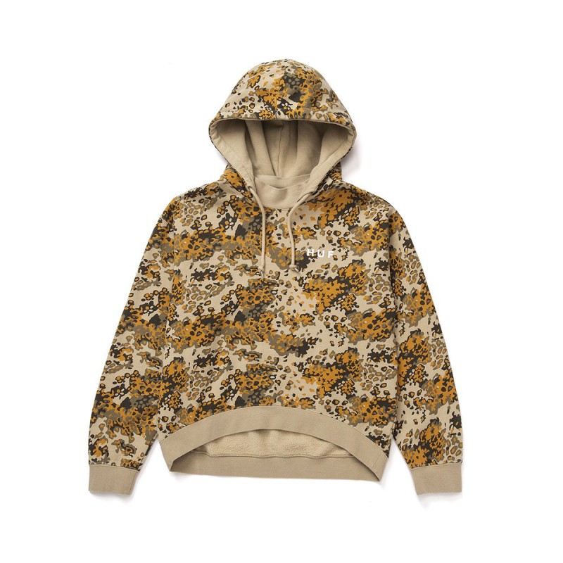 HUF Contra Mockneck WMNS Pullover Hoodie Camo