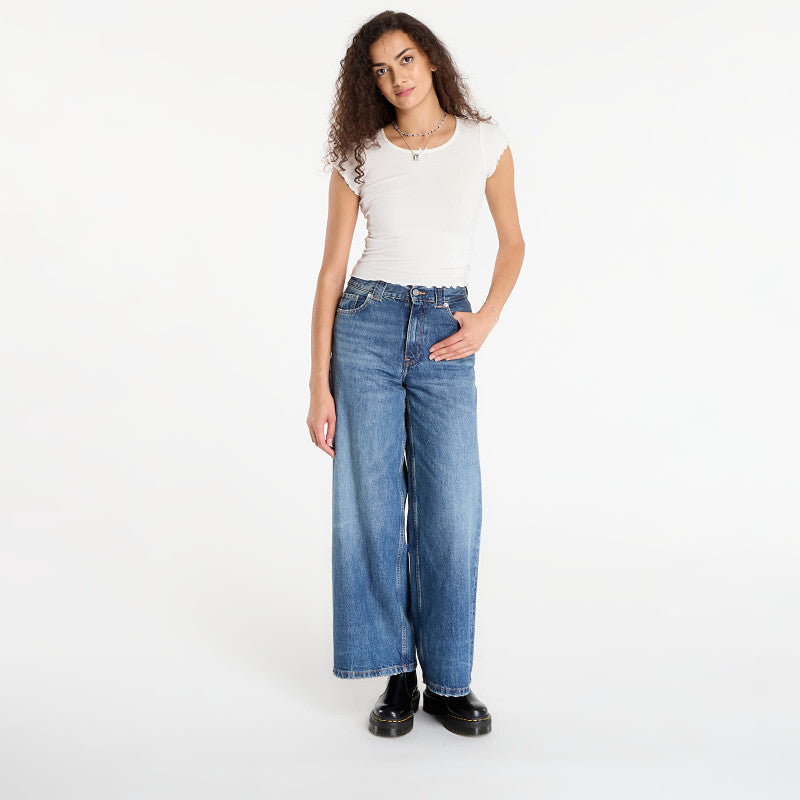 Jeansy Tommy Hilfiger 70'S High Rise Wide Leg Jeans Denim