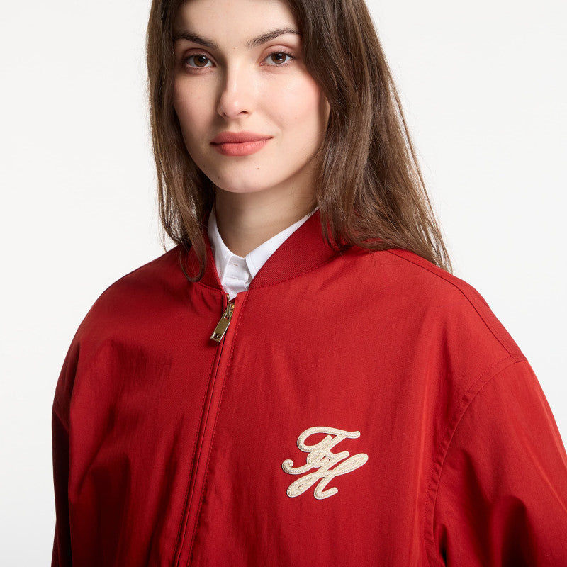Tommy Hilfiger Cotton Bomber Dark Magma