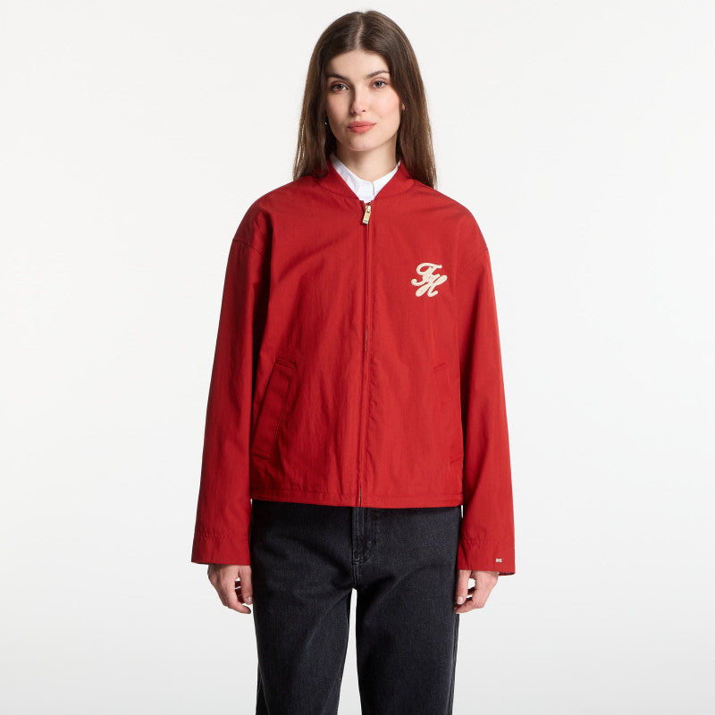 Tommy Hilfiger Cotton Bomber Dark Magma