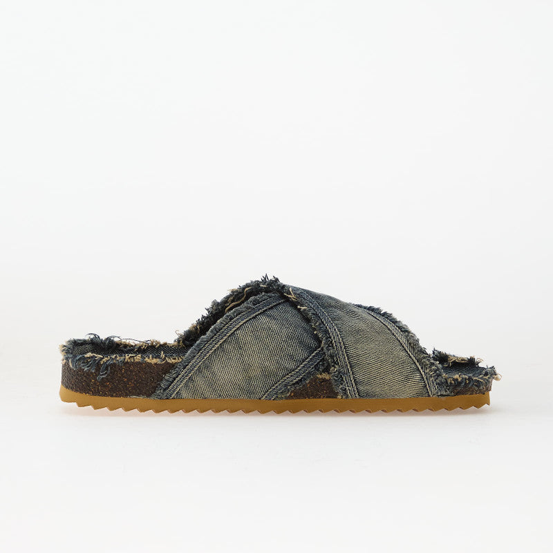 DIESEL Woodstock D-Woodstock-Sa-Cross Wmns Sandals Blue Denim
